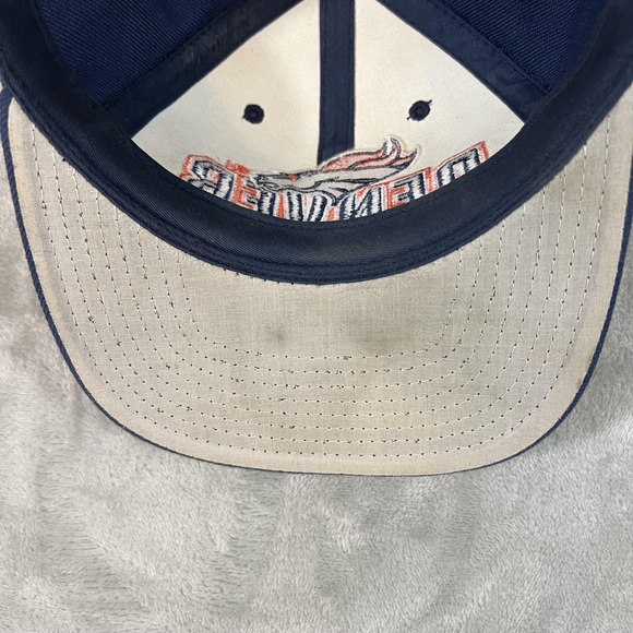 Vintage Denver Broncos Hat Cap Snap Back Mens One Size NFL Mile High Magic 90s - Picture 5 of 8